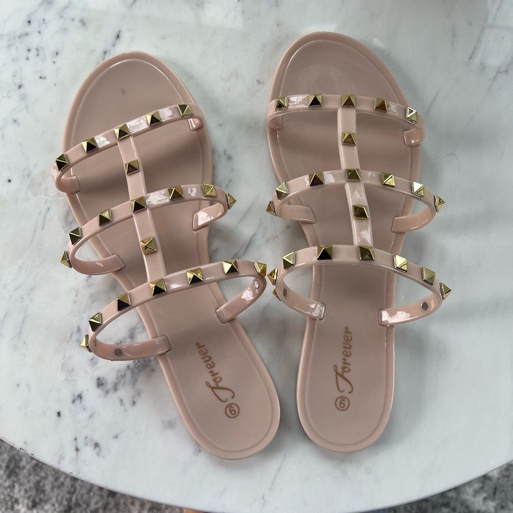 Jelly Sandals, Size 9